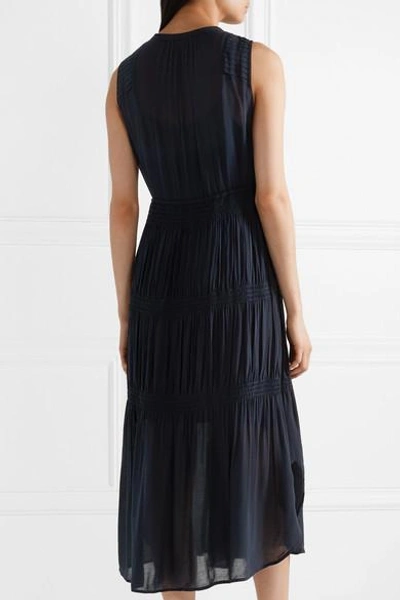 James perse 2025 pleated chiffon dress