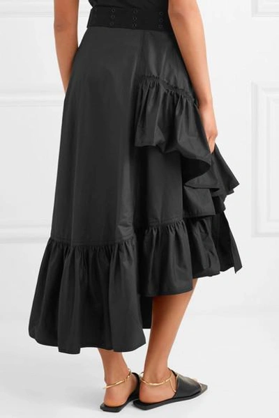 Shop 3.1 Phillip Lim / フィリップ リム Ruffled Cotton Midi Skirt In Black