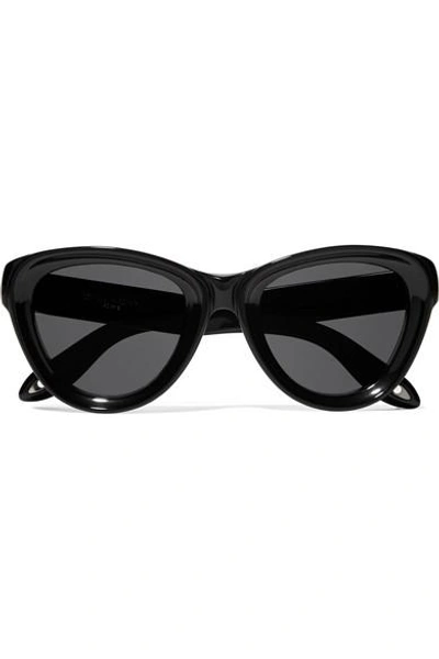 Shop Givenchy Cat-eye Acetate Sunglasses In Black