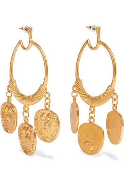 Shop Kenneth Jay Lane Gold-plated Earrings