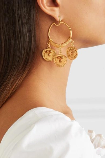 Shop Kenneth Jay Lane Gold-plated Earrings