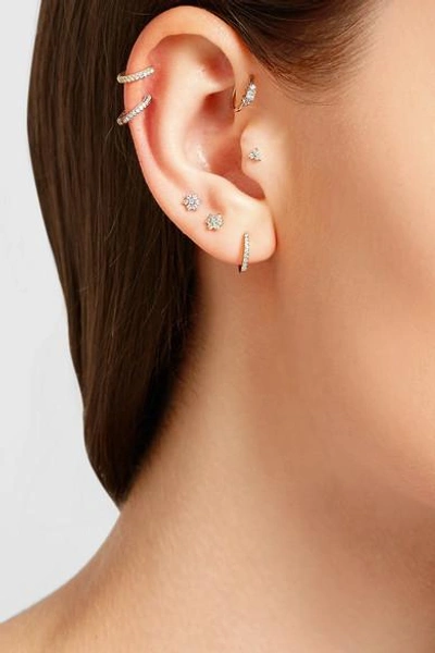Shop Maria Tash Tiny 18-karat Gold Diamond Earring