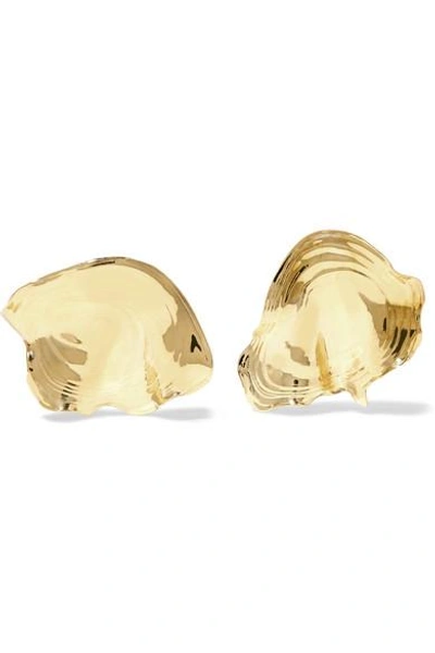 Shop Leigh Miller Padina Gold-tone Earrings