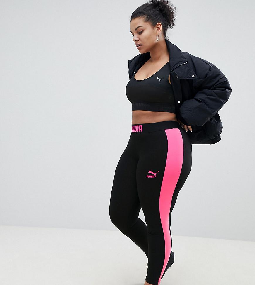 puma leggings with side logo