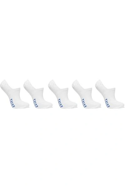 Shop Falke Cool Kick Set Of Five Knitted Socks In White