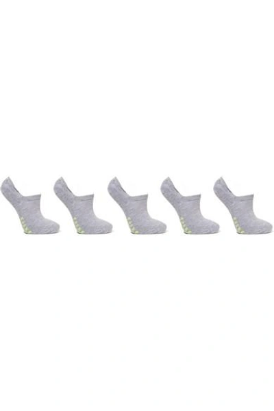 Shop Falke Cool Kick Set Of Five Knitted Socks In Gray