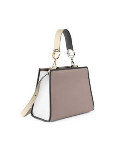 Shop Fendi Runaway Regular Two-tone Bag In Multi