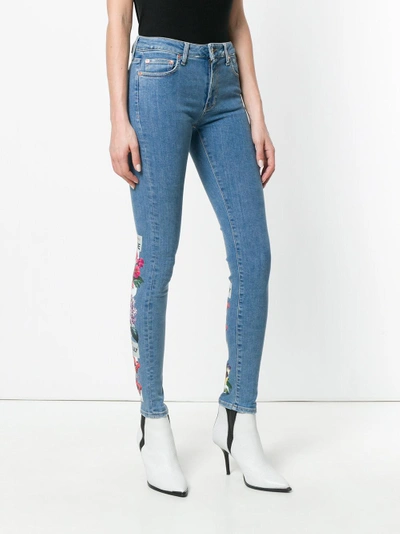 Shop Off-white Printed Skinny Jeans