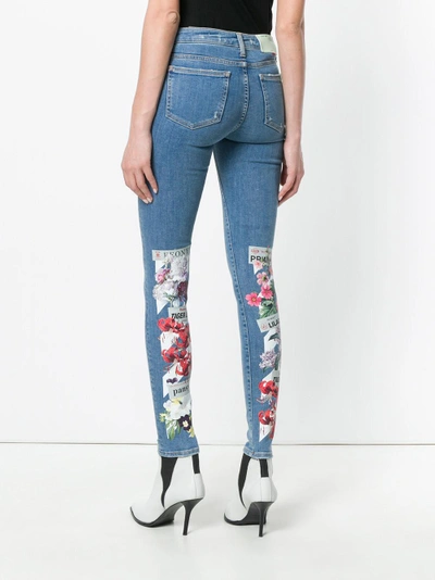 Shop Off-white Printed Skinny Jeans