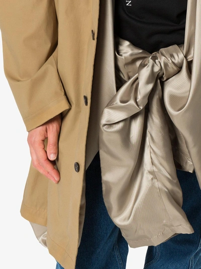 Shop Y/project Y / Project Inside Out Lining Parka In Nude&neutrals