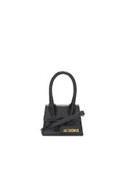 Shop Jacquemus Le Sac Chiquito In Black Leather