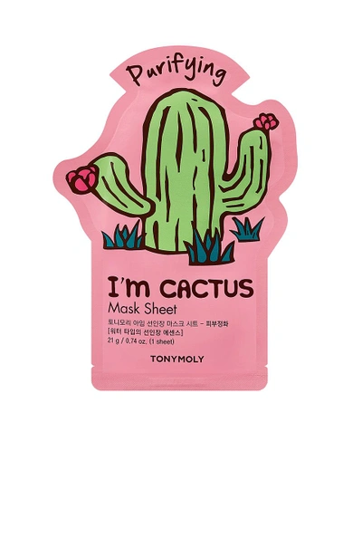 Shop Tonymoly I'm Cactus Sheet Mask 5 Pack In Beauty: Na.