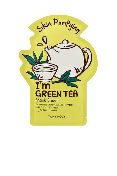 Shop Tonymoly I'm Green Tea Sheet Mask 5 Pack In Beauty: Na.