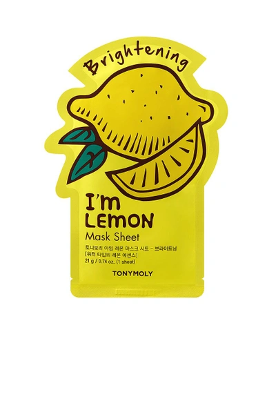 Shop Tonymoly I'm Lemon Sheet Mask 5 Pack In Beauty: Na. In N,a