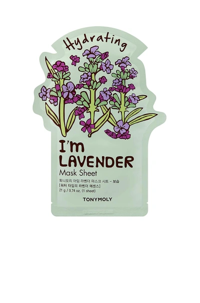 Shop Tonymoly I'm Lavender Sheet Mask 5 Pack In N,a