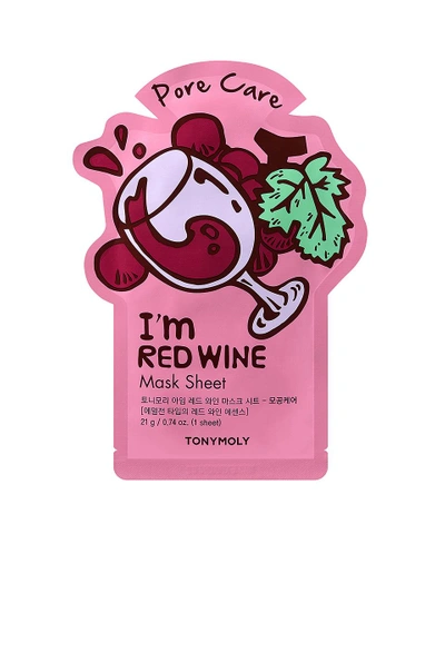 Shop Tonymoly I'm Red Wine Sheet Mask 5 Pack In N,a