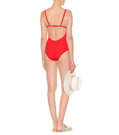 Shop Melissa Odabash Havana Swimsuit In Red