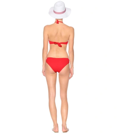 Shop Melissa Odabash Africa Bikini Top In Red