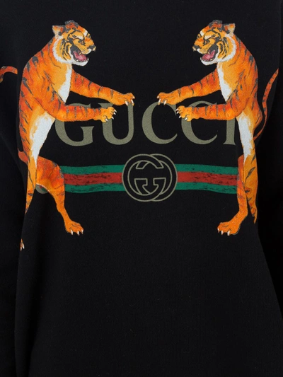 Shop Gucci Tiger Print Sweatshirt