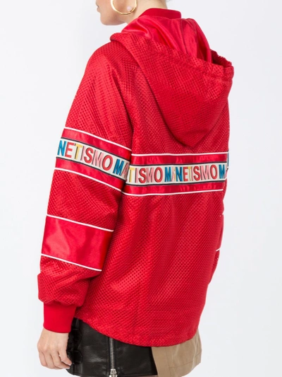 Shop Gucci Magnetismo Stripe Net Jacket