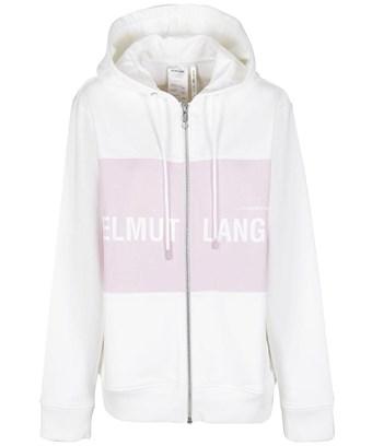 pink helmut lang hoodie