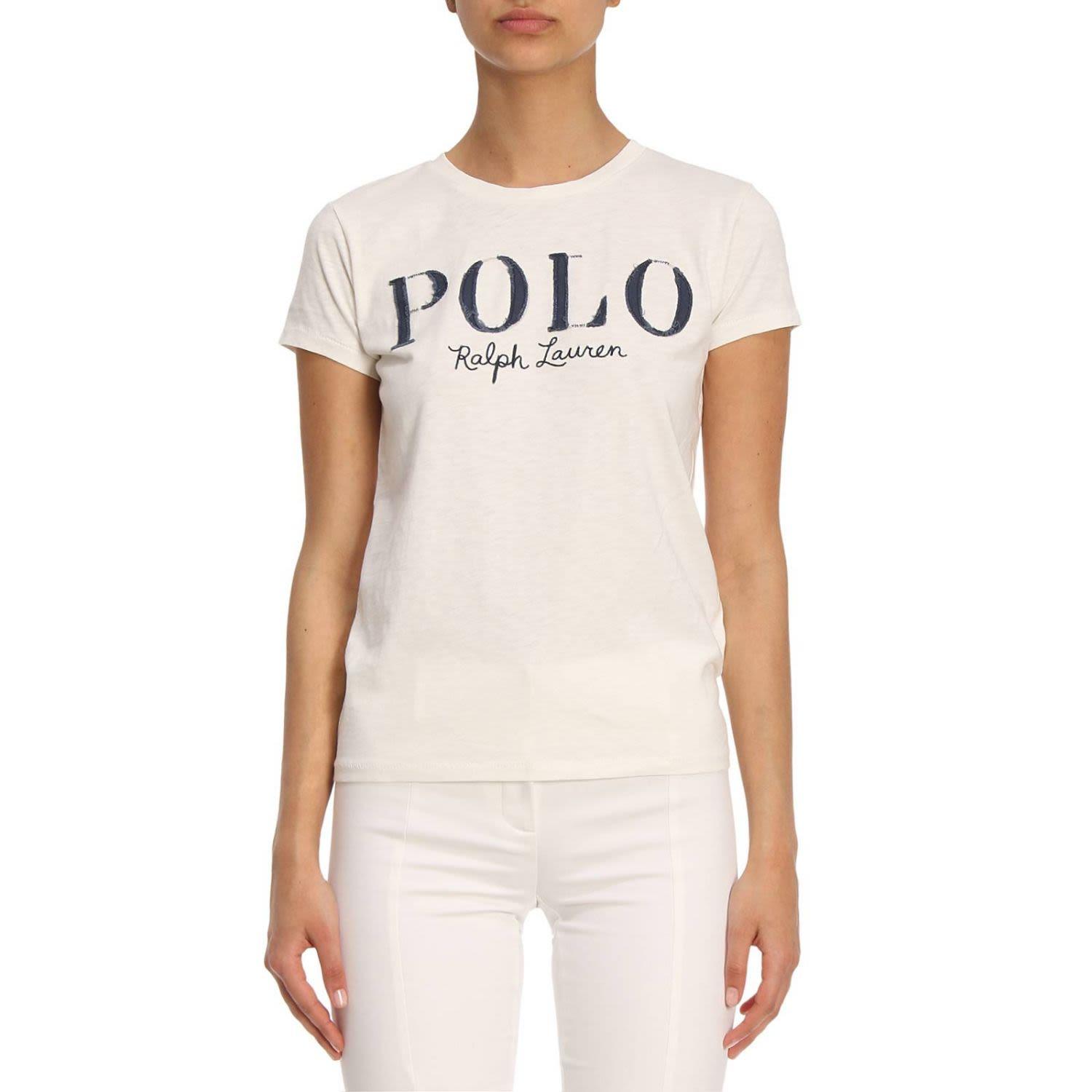 white ralph lauren shirt womens