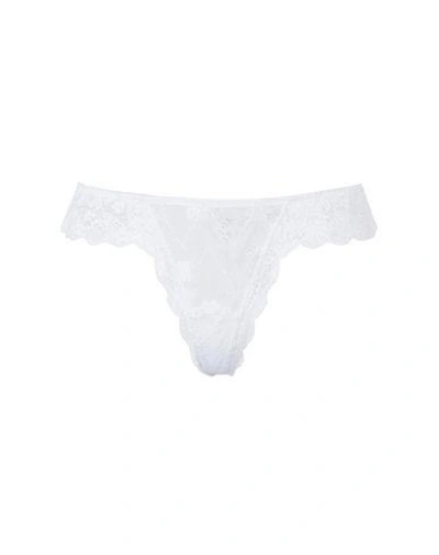 Shop Eberjey Thongs In White