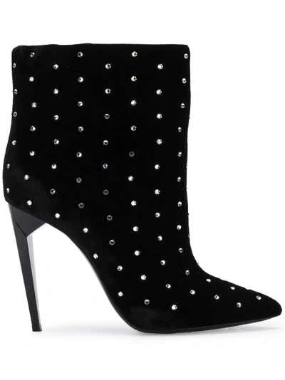 Shop Saint Laurent Freja 105 Ankle Boots - Black