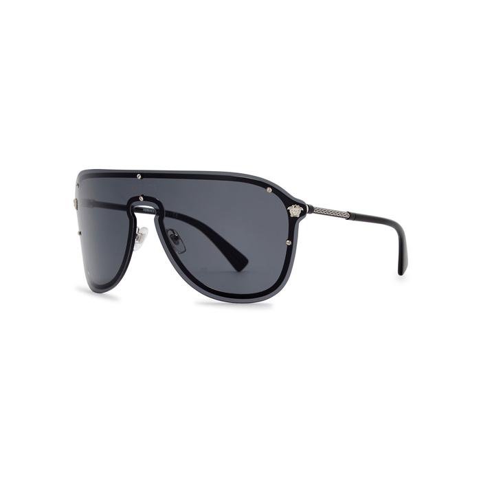 versace wrap around sunglasses
