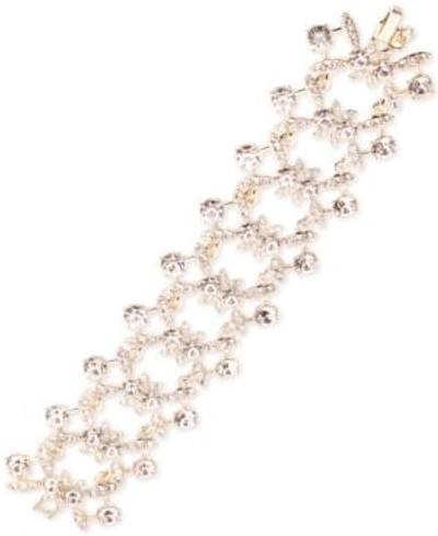 Shop Givenchy Crystal Flex Bracelet In Gold