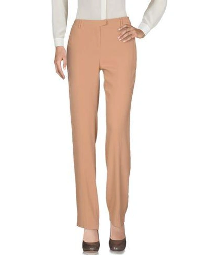Shop Atos Lombardini Casual Pants In Pale Pink