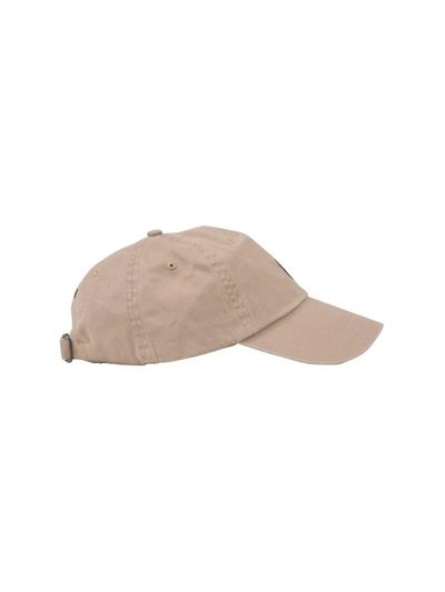 Shop Polo Ralph Lauren Logo Detail Baseball Hat In Beige