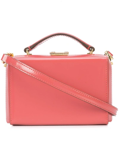 Shop Mark Cross Mini Box Bag - Pink