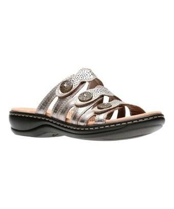 clarks idyllic pump silver