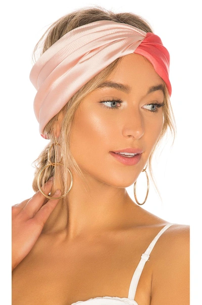 Shop Eugenia Kim Malia Headband In Pink. In Blush & Coral