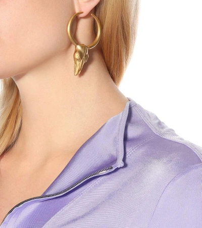 Shop Chloé Rita Hoop Earrings In Gold