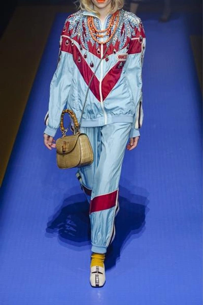 Shop Gucci Paneled Shell Track Pants