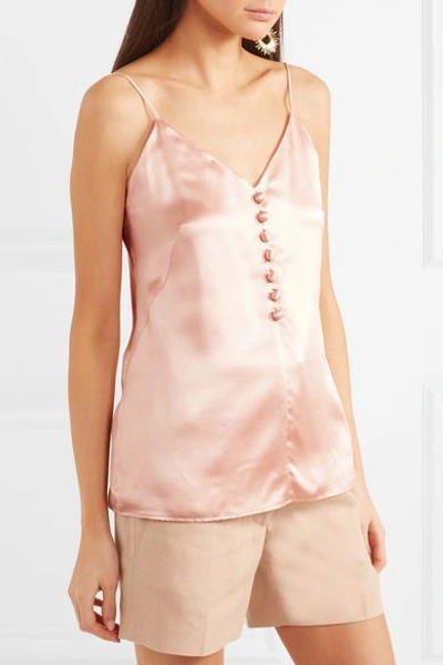 Shop Hillier Bartley Silk-satin Camisole In Baby Pink