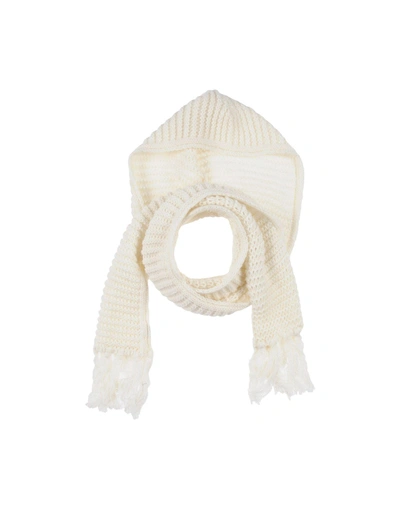 Shop Pinko Scarves In Ivory