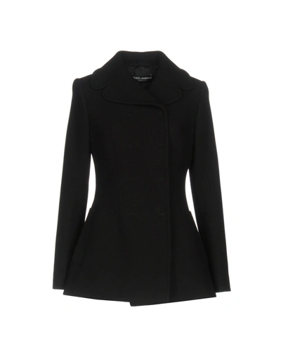 Shop Dolce & Gabbana Coat In Black