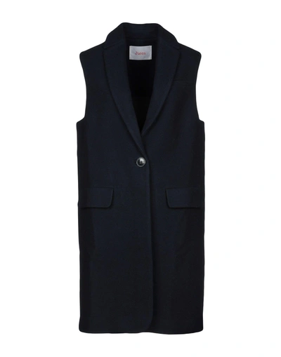 Shop Jucca Coat In Dark Blue