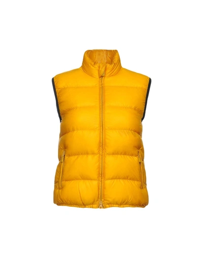 Shop Aspesi Down Jacket In Yellow