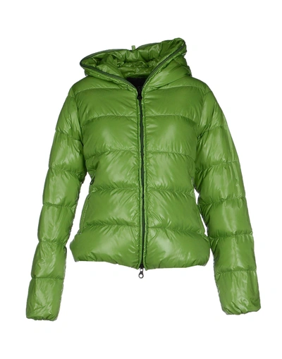 Shop Duvetica Down Jackets In Light Green