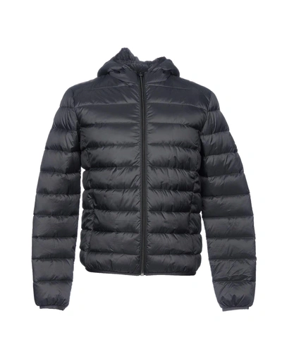 Shop Ecoalf Down Jacket In Black