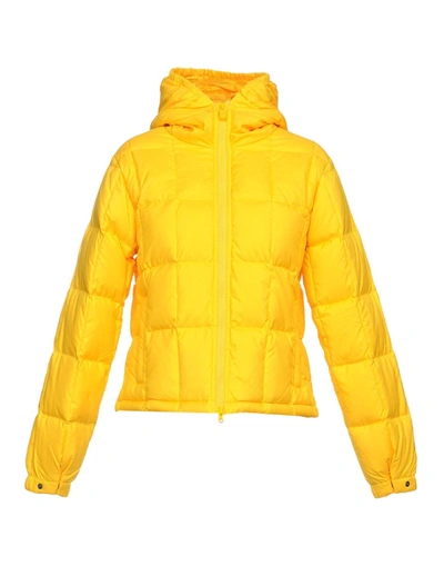 Shop Aspesi Down Jackets In Yellow