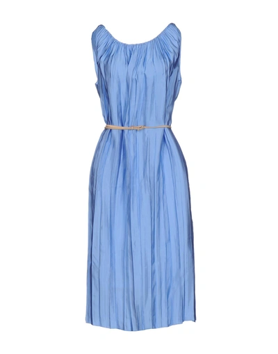 Shop Nina Ricci Knee-length Dress In Azure