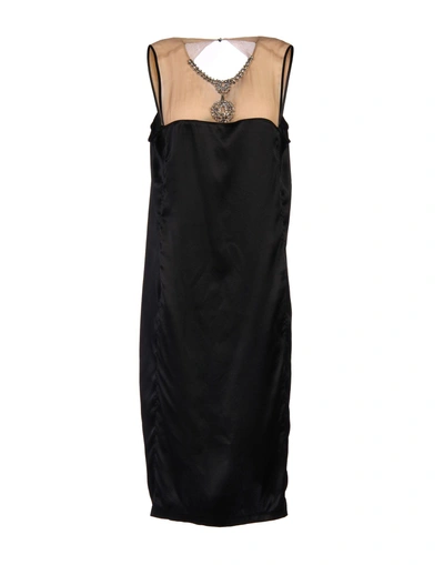 Shop Lanvin Knee-length Dress In Black