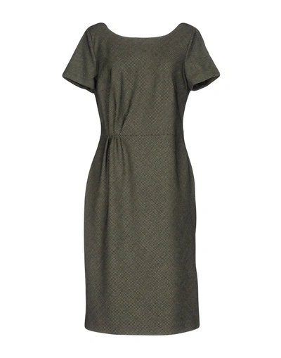 Shop Weekend Max Mara Knee-length Dresses In Black