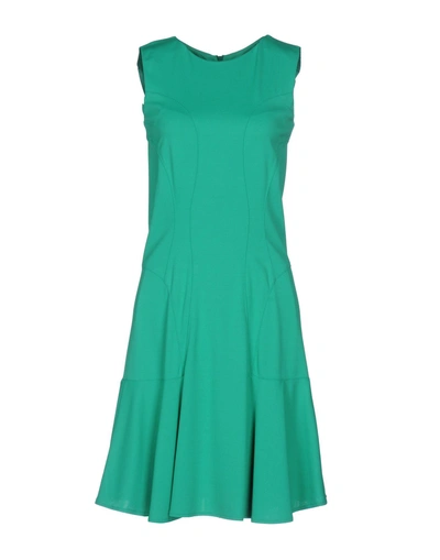 Shop Atos Lombardini Knee-length Dress In Green