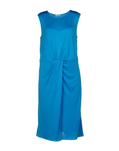 Shop Issa Knee-length Dress In Azure